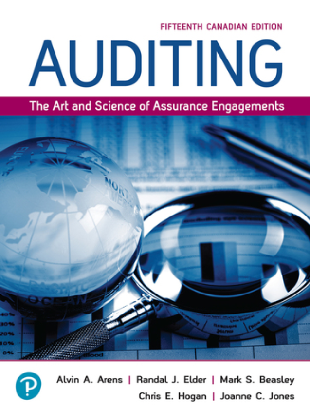 Auditing: The Art and Science of Assurance Engagements, Fifteenth Canadian Edition