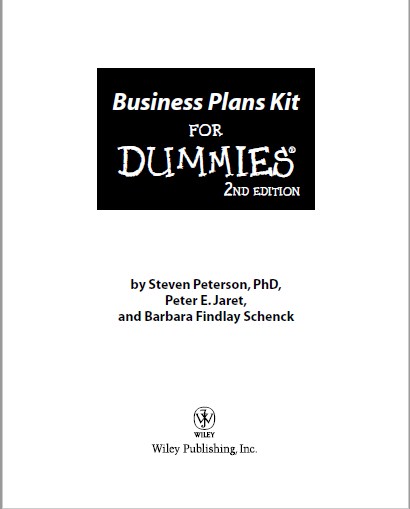 Business Plans Kit For Dummies®, 2nd Edition