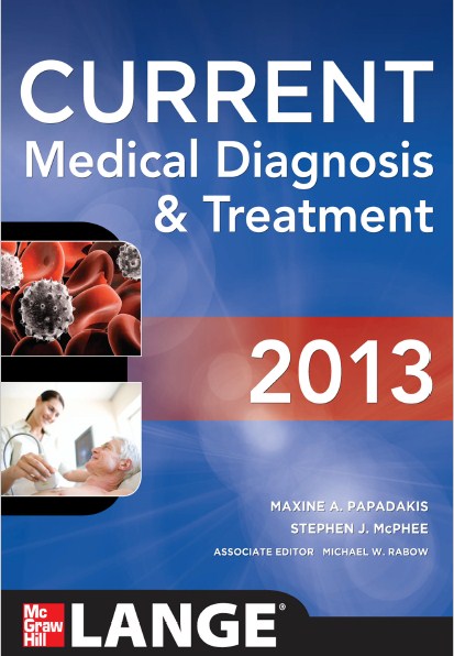 Current Medical Diagnosis  & Treatment 2012 , Fifty second Edition