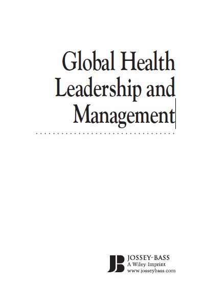Global Health Leadership and Management