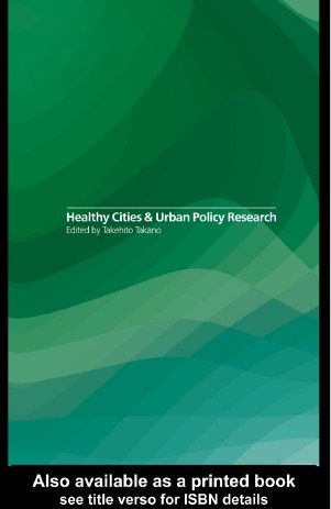 Healthy Cities and Urban Policy Research
