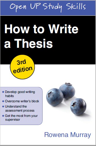 How to Write a Thesis , THIRD EDITION