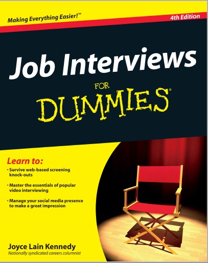Job Interviews For Dummies ,4th Edition