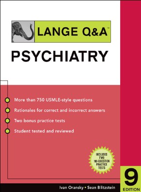 LANGE Q&A PSYCHIATRY EDITION 9