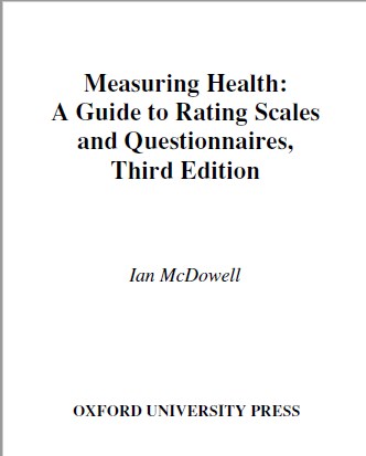 Measuring Health: A Guide to Rating Scales and Questionnaires, Third Edition
